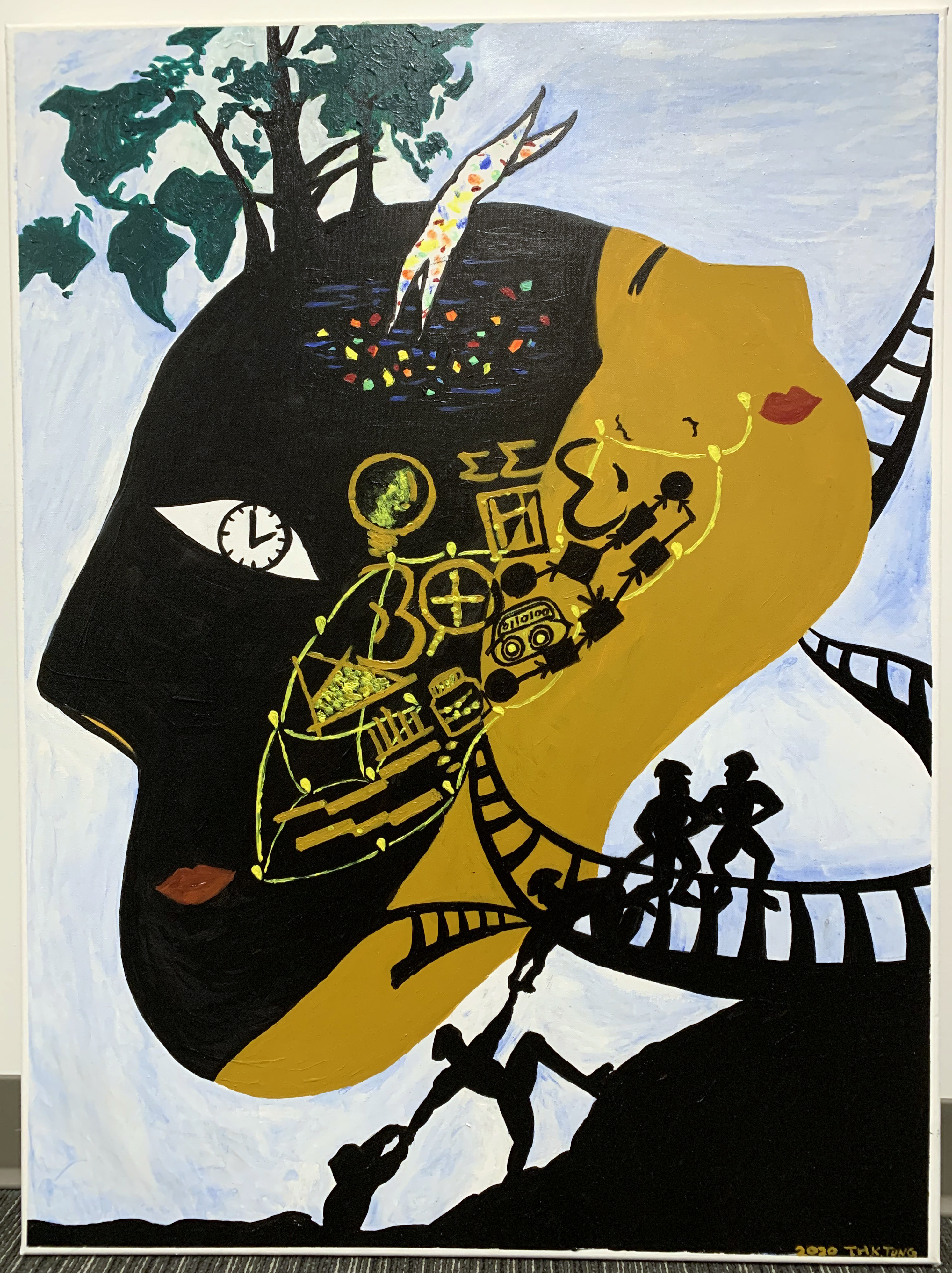 Painting 'Into the Mind of an IE Boilermaker' by Tsan-Hua Tung